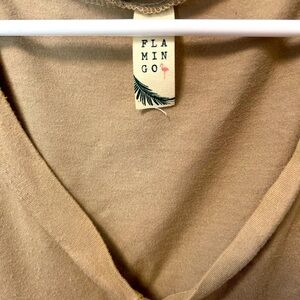 V neck short sleeve shirt